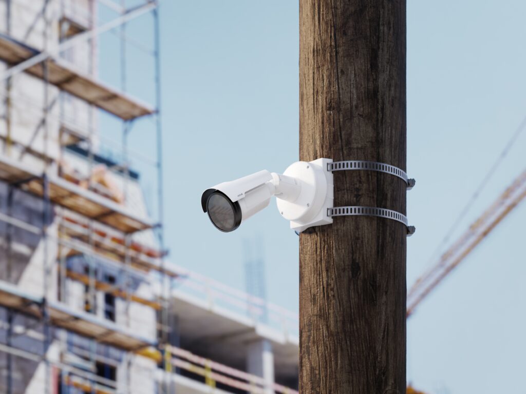 Construction site security camera