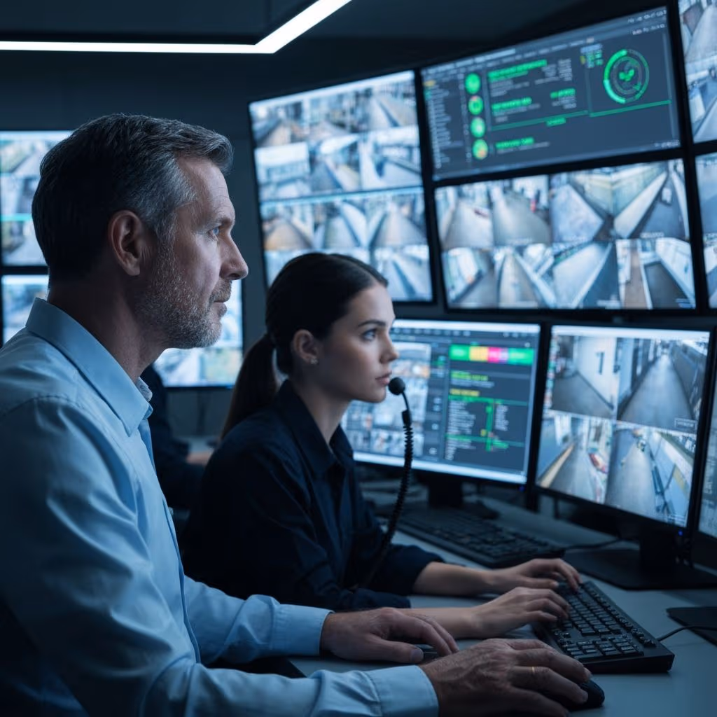 Professional security monitoring